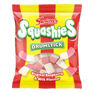 Squashies - Original Raspberry & Milk Flavor - 1pk - Imported from UK