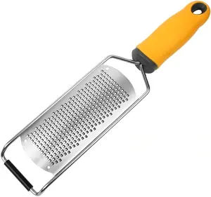 2PCS All-in-One Kitchen Rasp Tool | Microplane Grater for Chocolate Lemon Ginger | Stainless Steel Blades Protective Cover Dishwasher Safe