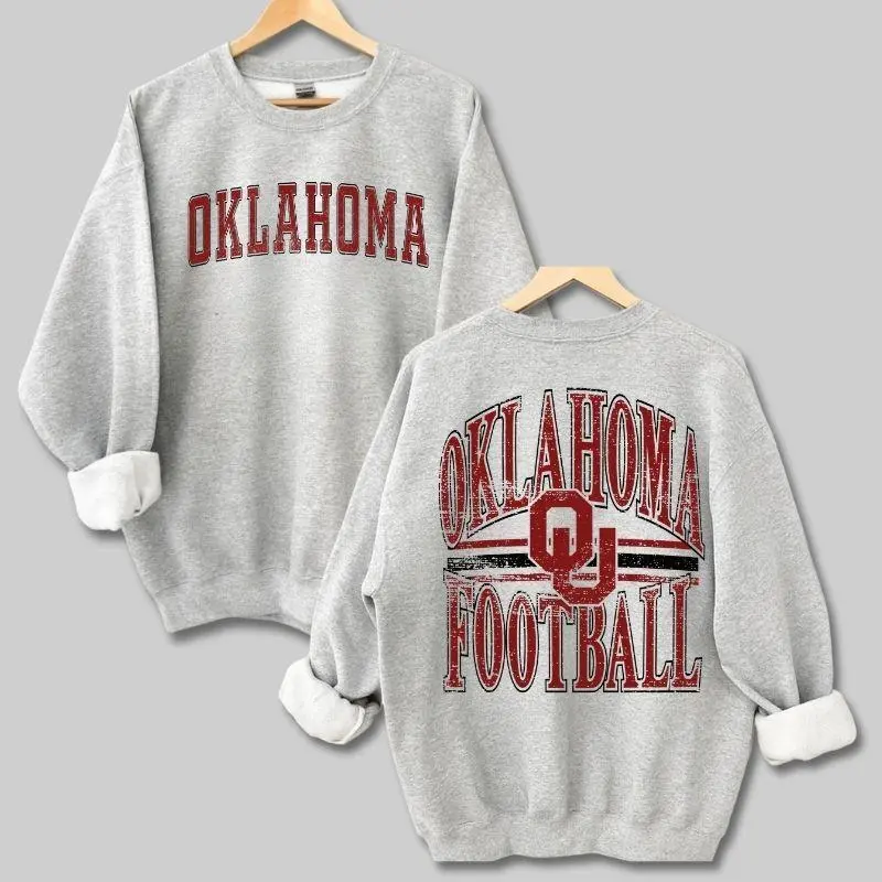 Vintage Oklahoma Football College T-Shirt, Sweatshirt, Hoodie, Hometown Football Game Day Pullover, Vintage College Football Graphic Tee, Gift For Fans