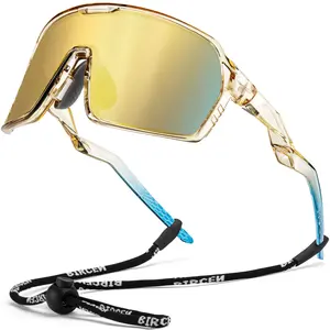 BIRCEN Polarized Shield Sunglasses for Sports – TR90 Lightweight Wraparound Glasses | Running Cycling Baseball Outdoor Eyewear-BC3097