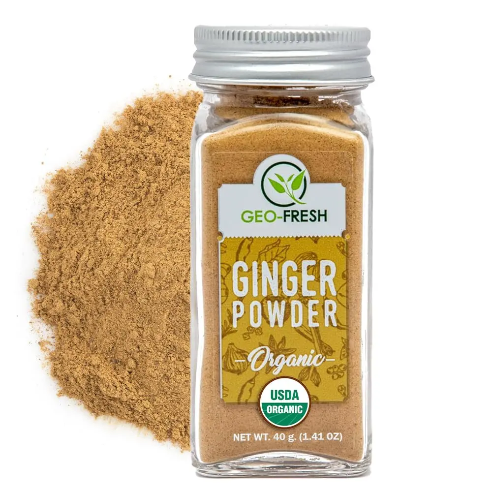 Geo-Fresh Organic Ginger Powder 1.4 oz - Ground Ginger Powder Organic ...
