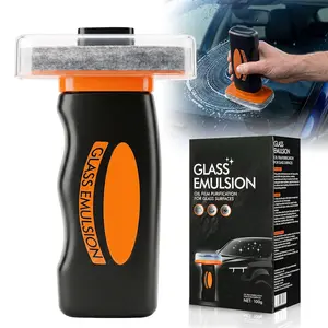DUFIKKI Windshield Oil Film Eraser Wand - All-in-One Pro Kit with Glass Cleaning Emulsion Formula and Sponge - The Ultimate Streak-Free Solution to Prep for Rain Repellents outdoorfun fathersdaygift