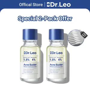 【Bundle & Save】Dr.Leo Pimple Drying Lotion Plus(2 Bottles) | 24H Spot Rescue | 1.8% Encapsulated Salicylic Acid + 4% Niacinamide | Acne Clearing Products | Inflammation Relief & Redness-Calming For Oily Skin