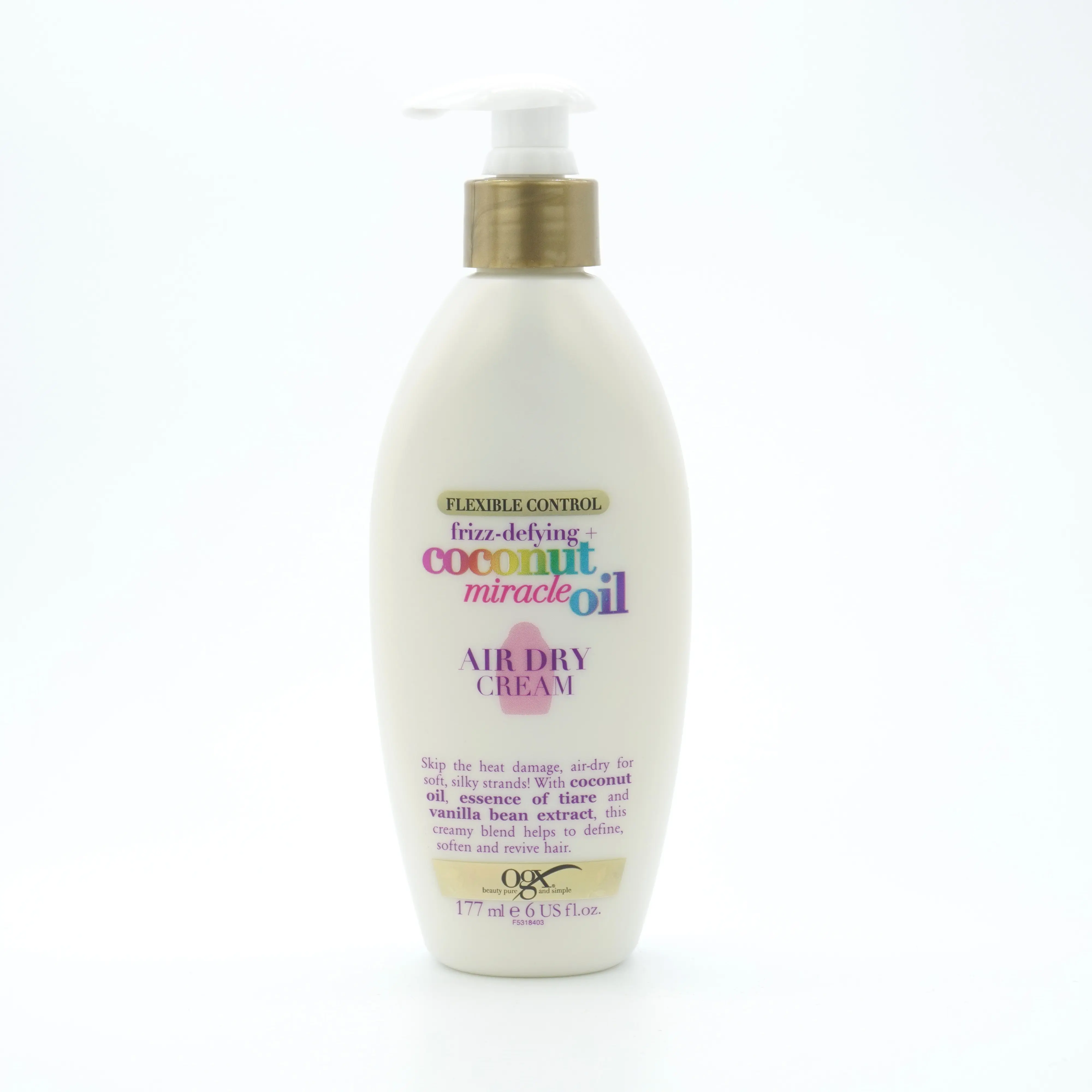 Ogx - Frizz Defying Coconut Miracle Oil Air Dry Cream (177ml)