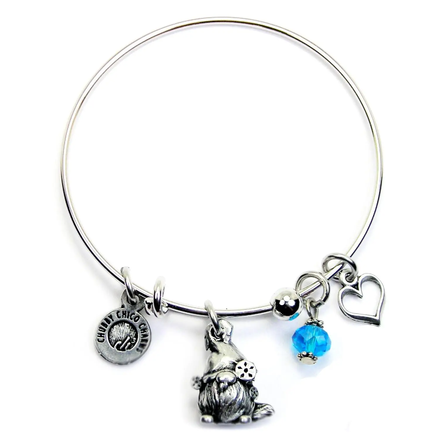 Winter Gnome Expandable Bangle Bracelet