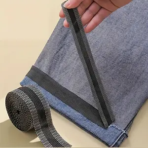 196.85 Inch Self-Adhesive Pants Hem Tape, Long Lasting Adhesive, Easy to Apply and Remove, Perfect for Fashion Pants Design and DIY Sewing Projects