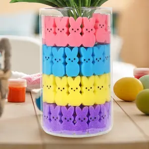 Easter Decorations, Party Decorations, 60 Cute Sponge Bunny Vase Fillers, Spring Indoor Decoration, Layered Trays and Tabletop Decor, Home Decor, Centerpiece, Home Ornament, Rabbit