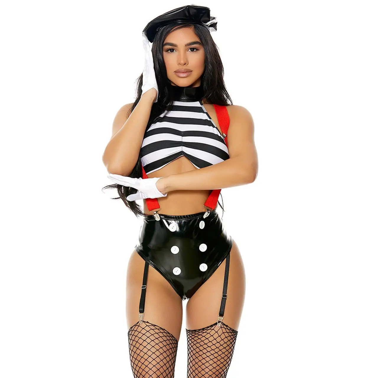 Speechless Sexy Mime Costume