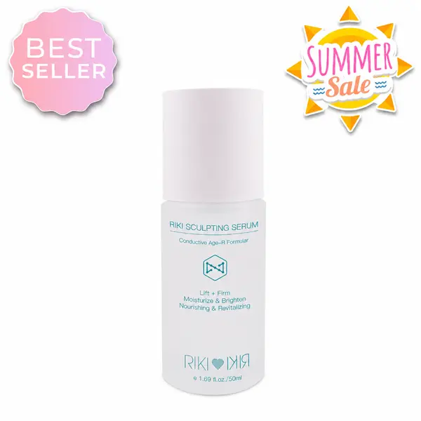 RIKI Sculpting Serum - Conductive Age-R Formula for Lift Firm Moisturize & Brighten Nourish Revitalize 1.69 fl oz
