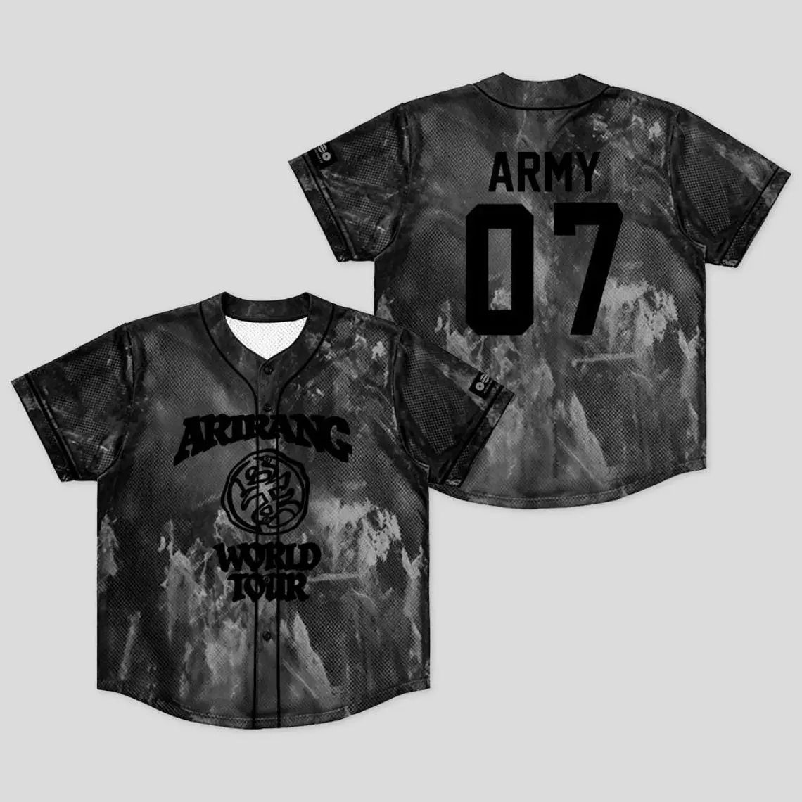 2026 World Tour Jersey, Arirang Concert Jersey, Personalized Name and Number Fan Shirt, Music Tour Inspired Baseball Jersey, Matching Friends Concert Shirt, Birthday Gift for Music Lovers