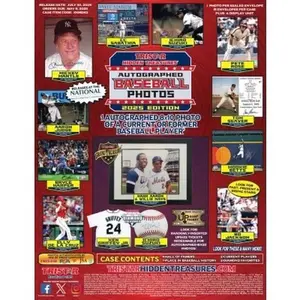 Tristar Baseball Hidden Treasures Autographed 8x10 Photo