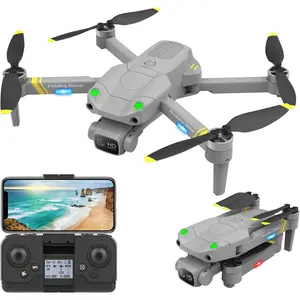 New Upgraded Fall resistant Brushless GPS Drone with 2K Camera for Beginners 34 Minutes Flight Time Auto Return Home Follow Me Circle Fly Tracking