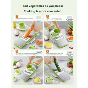 Multifunctional Stainless Steel Shredder Household Kitchen Chopper Thick and Thin Shredder Cucumber Potato Grater Grater