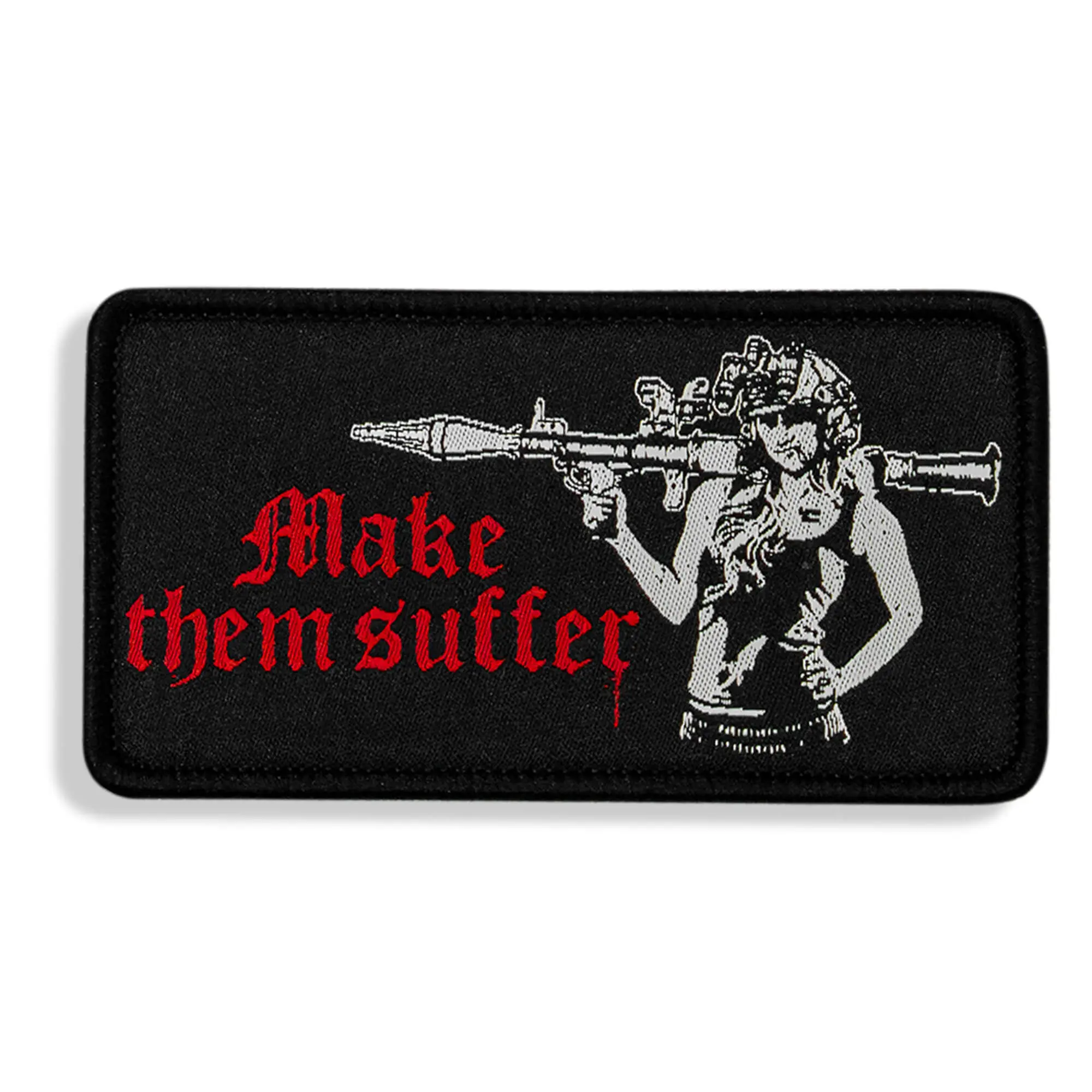 Combat Iron Original Embroidered Velcro Patch - 1.5" Tall, 3" Wide, Durable Construction, Fadesafe Graphics, Decor for Car Interior, Ruck, Plate Carrier, Motorcycle Accessories