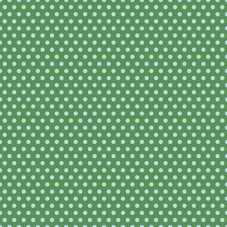 Fabric Riley Blake Green Dots Serendipity 2 by the Quarter Yard C17307-GREEN