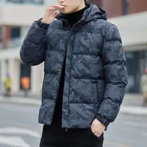 Men Thick Warm Winter Jackets Hooded Puffer Jacket Men Cotton Padded Jacket 5XL Fashion Casual Clothing