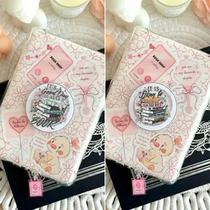 Bookish Quote MagSafe Phone Grip for Kindle - Magnetic Pop Socket & Kickstand - Cozy Reader Accessory