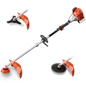 62cc Gas Powered Weed Eater String Trimmer, Gas Weed Wacker, Powerful 2 Stroke Yard Tool,Quick Start Grass Cutter for Home Garden Lawn Trimming