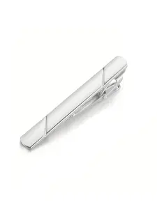 Men Metal Tie Clip Thickened Anti Slip Necktie Bar Business Formal Suit Tie Holder Multi Color Scratch Texture Classic Luxury Accessory Gift Wedding Office Jewelry 1pc