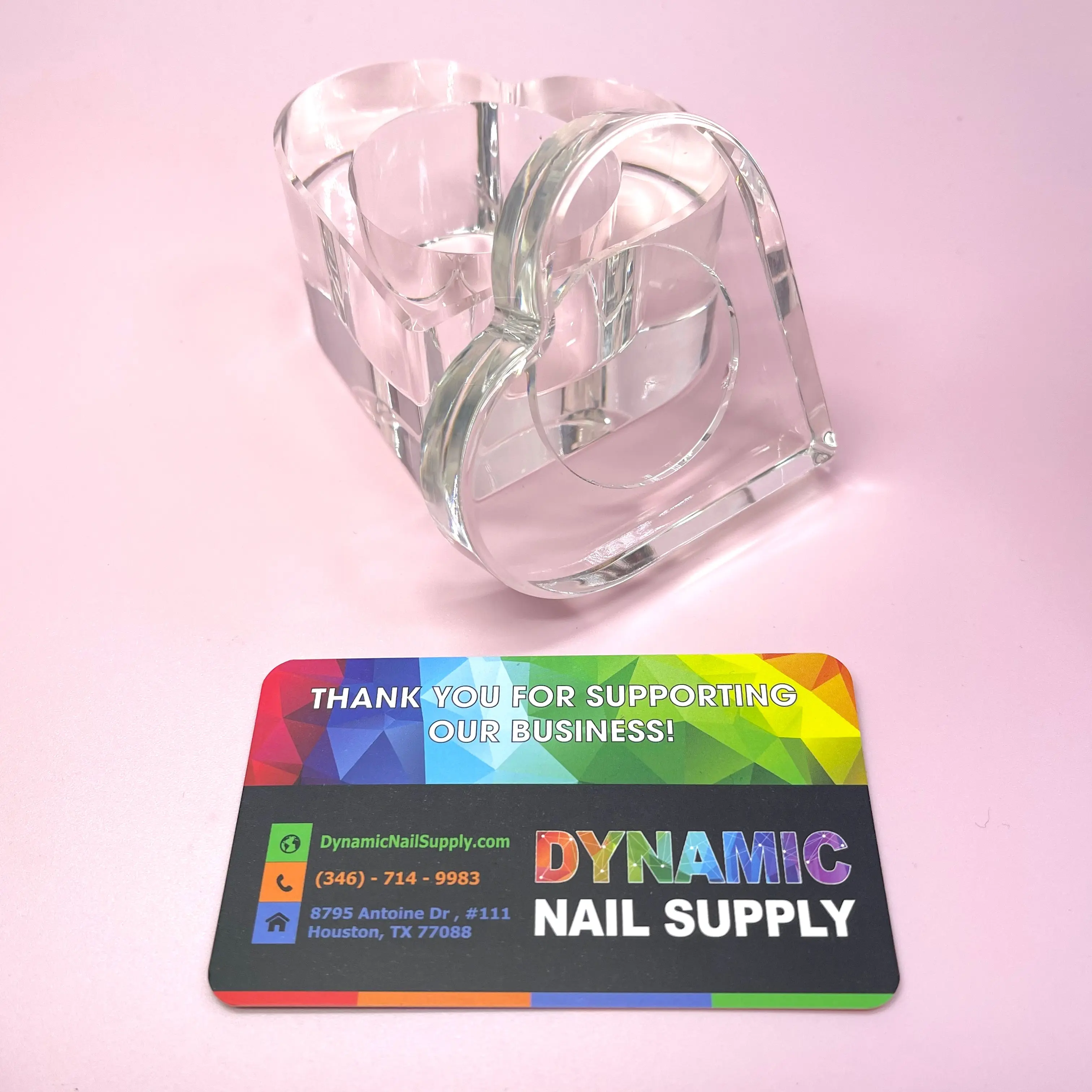 CLEAR HEART SHAPE DAPPEN DISH