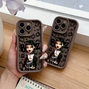 B-Bratzs Fashion Doll Design With  Lip Print, Compatible With Various  Models for iPhone17 ProMax /16/15/14/13/12/11 Plus for Samsung phones, suitable for both men and women,  Perfect Gift for Women Men.A gift for the fans