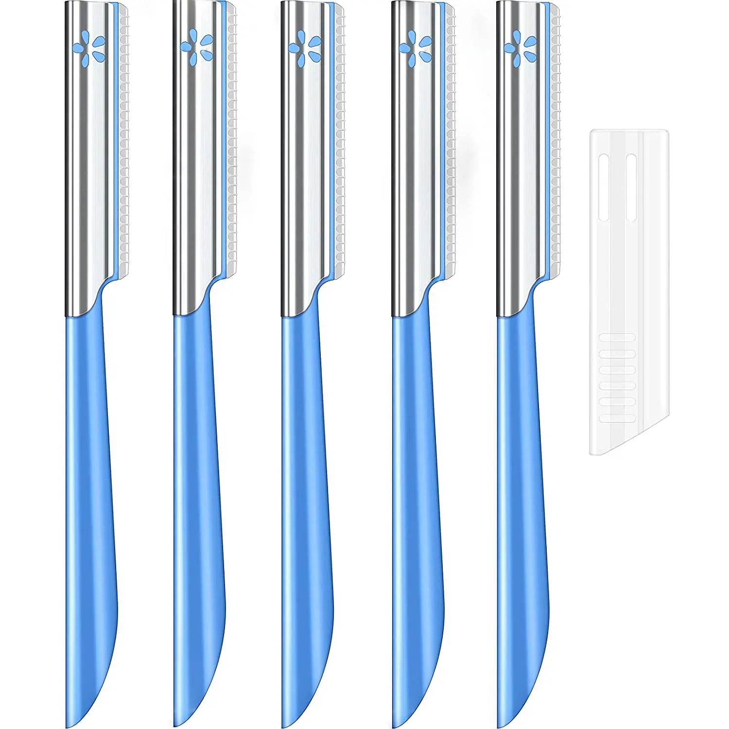 Women Facial Razor for Hair Removal - Dermaplane Eyebrow Trimmer Razor Set Tool Peach Fuzz Trimmer, Fine Hair Remover Eyebrow Razors and Dermaplane Face Shavers Women's Exfoliating for Sensitive Skin Essential Travel