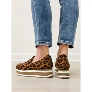 Corkys Sheesh Platform Loafers in Leopard