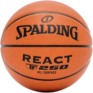 Spalding React TF-250 Men's Regulation Size Basketball, 29.5" (Size 7), Regulation Size Basketballs