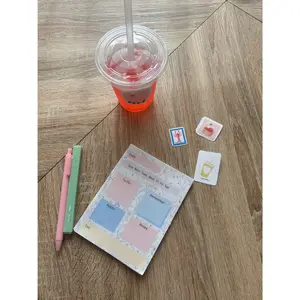 Summer To Do Personal Organiser Notepad, Office Stationery for Daily Planning
