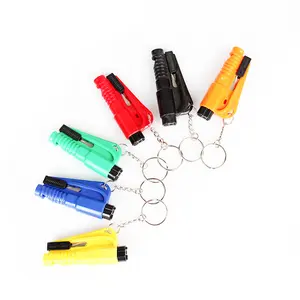 Keychain Car Safety Hammer Three in One Mini Window Breaker Escape Tool