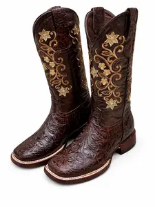 cowboy boots for women squared Leather
