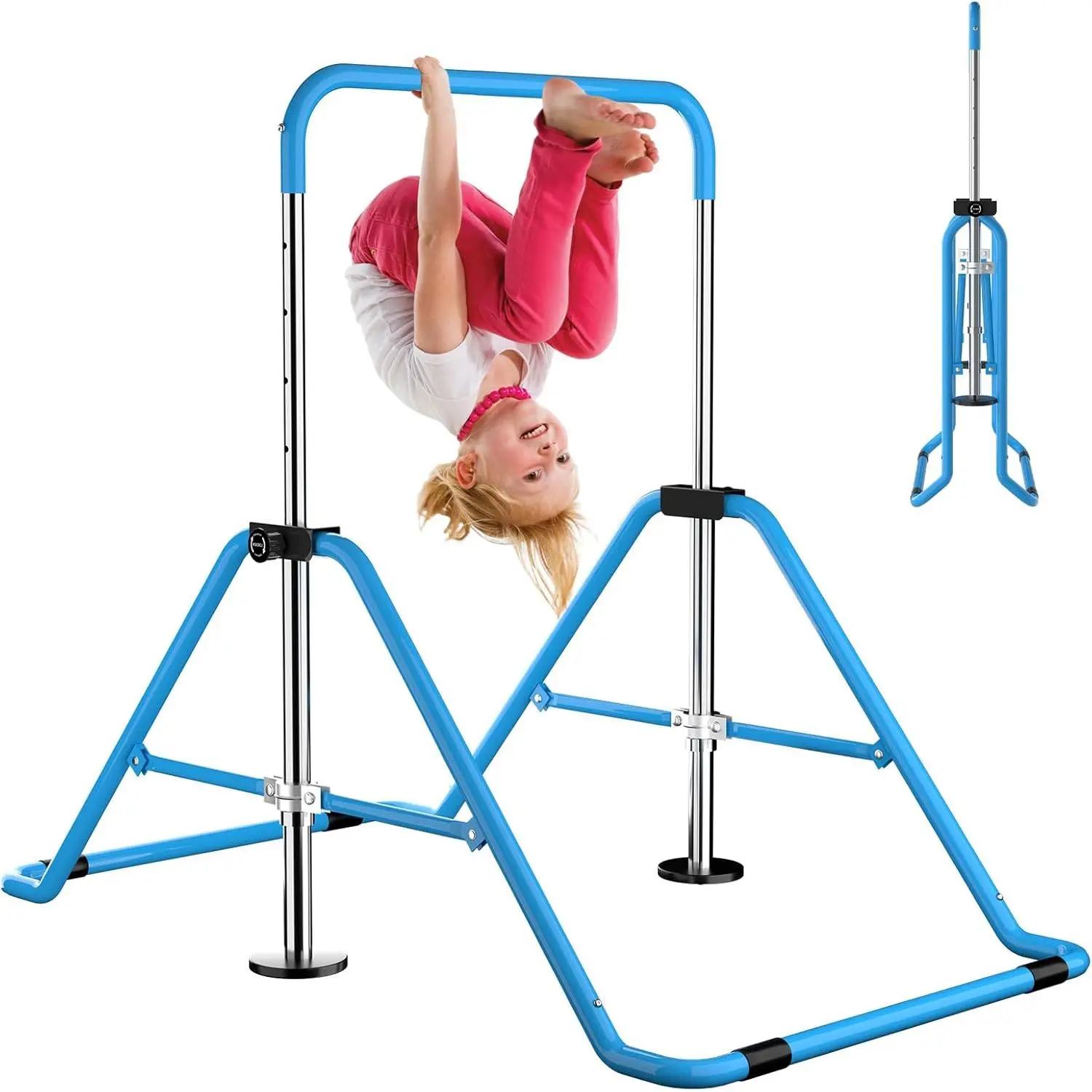 Gymnastics Bar Gymnastic Equipment for Home Adjustable Height Gymnastic  Bar Gymnastic Stuff for 3-7  Girls