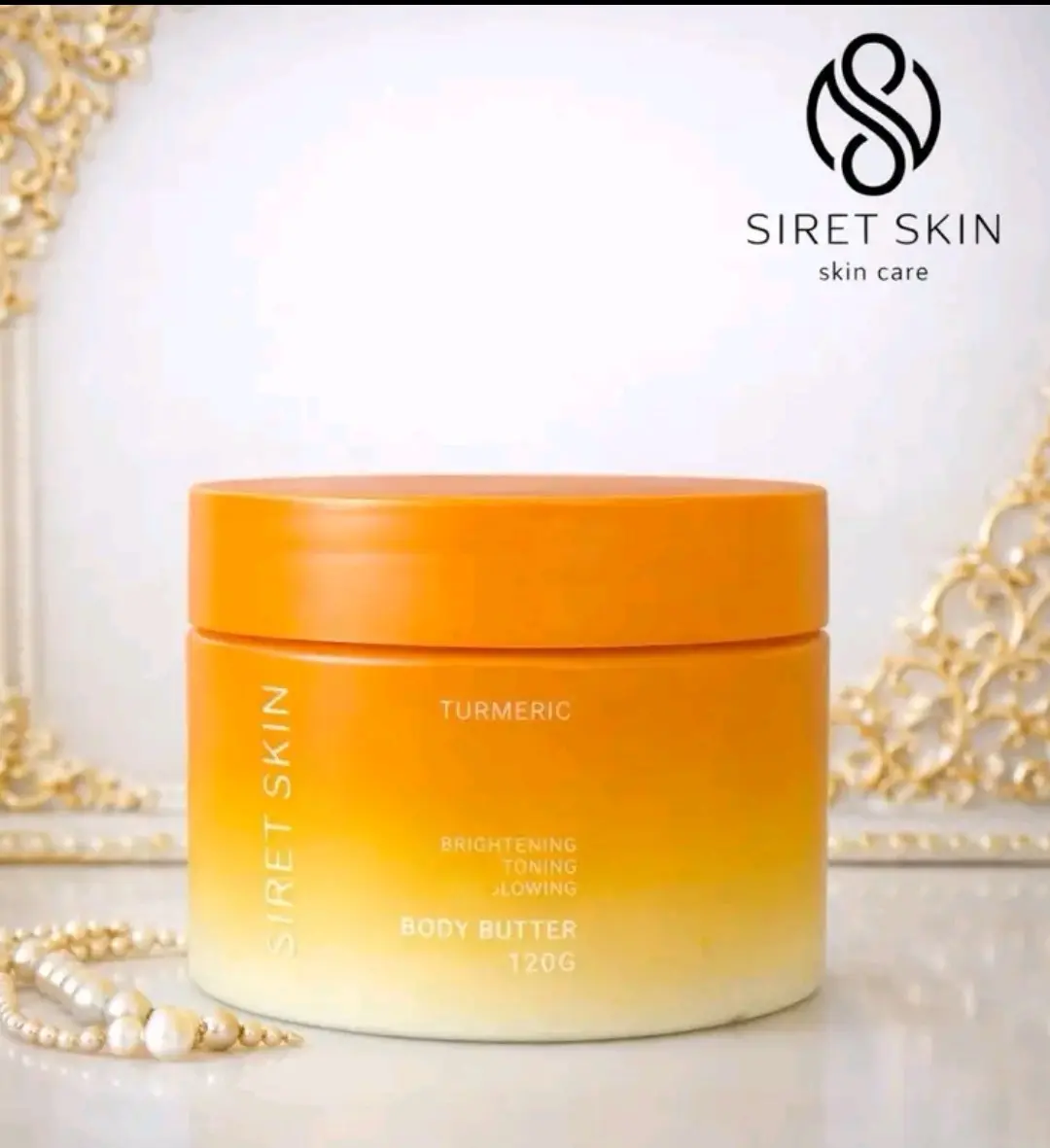 Siret Cosmetics Skin Tumeric Body Butter Cream 4oz -Worldcashop Usa