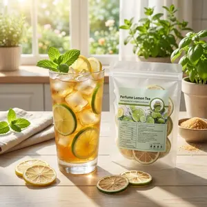 Freeze Dried Lime Slices - Individually Wrapped Real Fruit Slices for Water & Tea, Rich in Vitamin C, Dehydrated Citrus Garnish for Home, Office & Travel (Portable Snack & Drink Infuser)