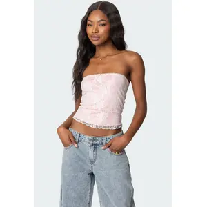 Allison Lace Tube Top