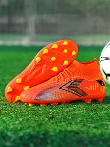 High Top Football Shoes, Lace Up Comfortable Breathable Football Shoes, Training Shoes for Men and Women, Football Boots