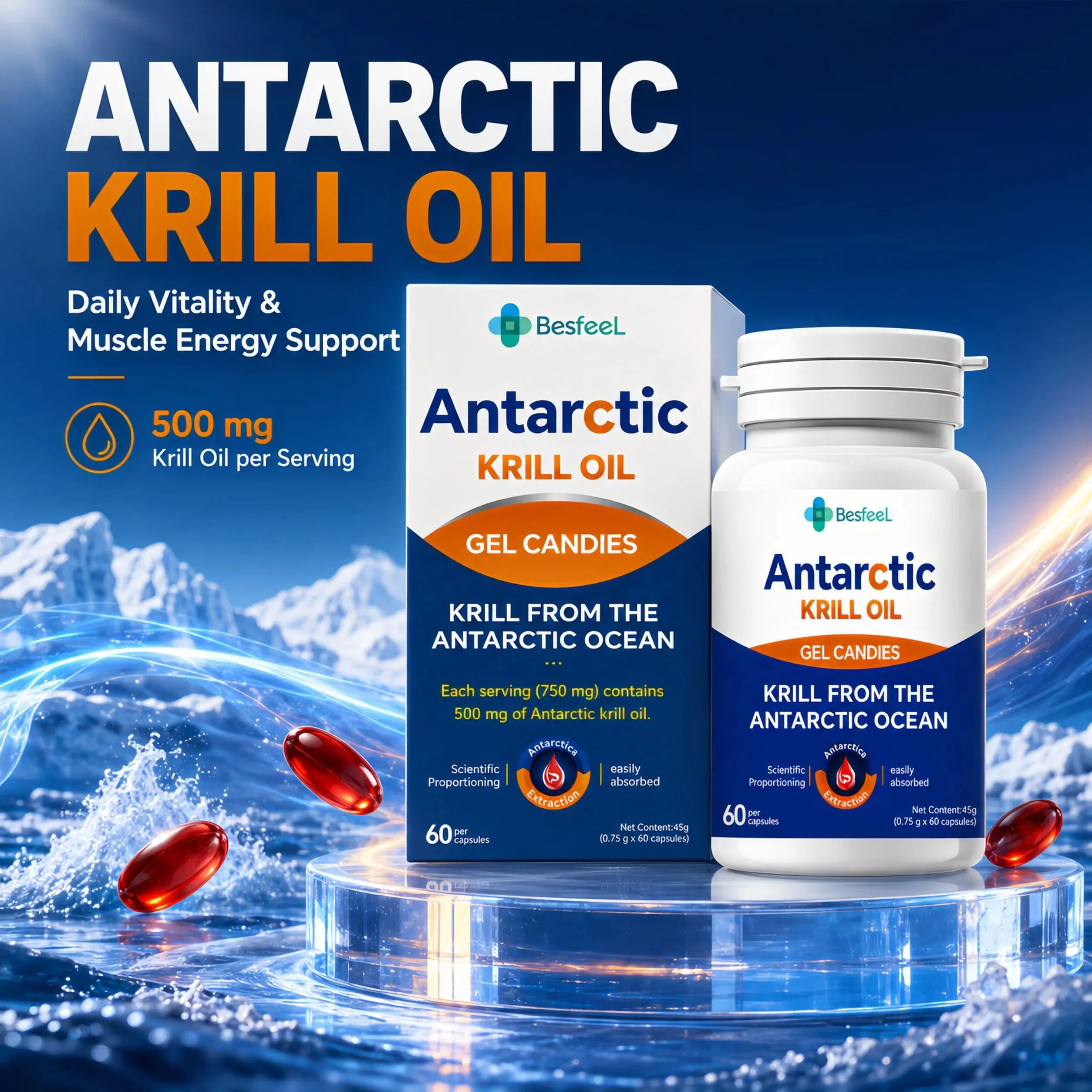 Support Male Stamina | Premium Fish Oil & Vitamin Complex