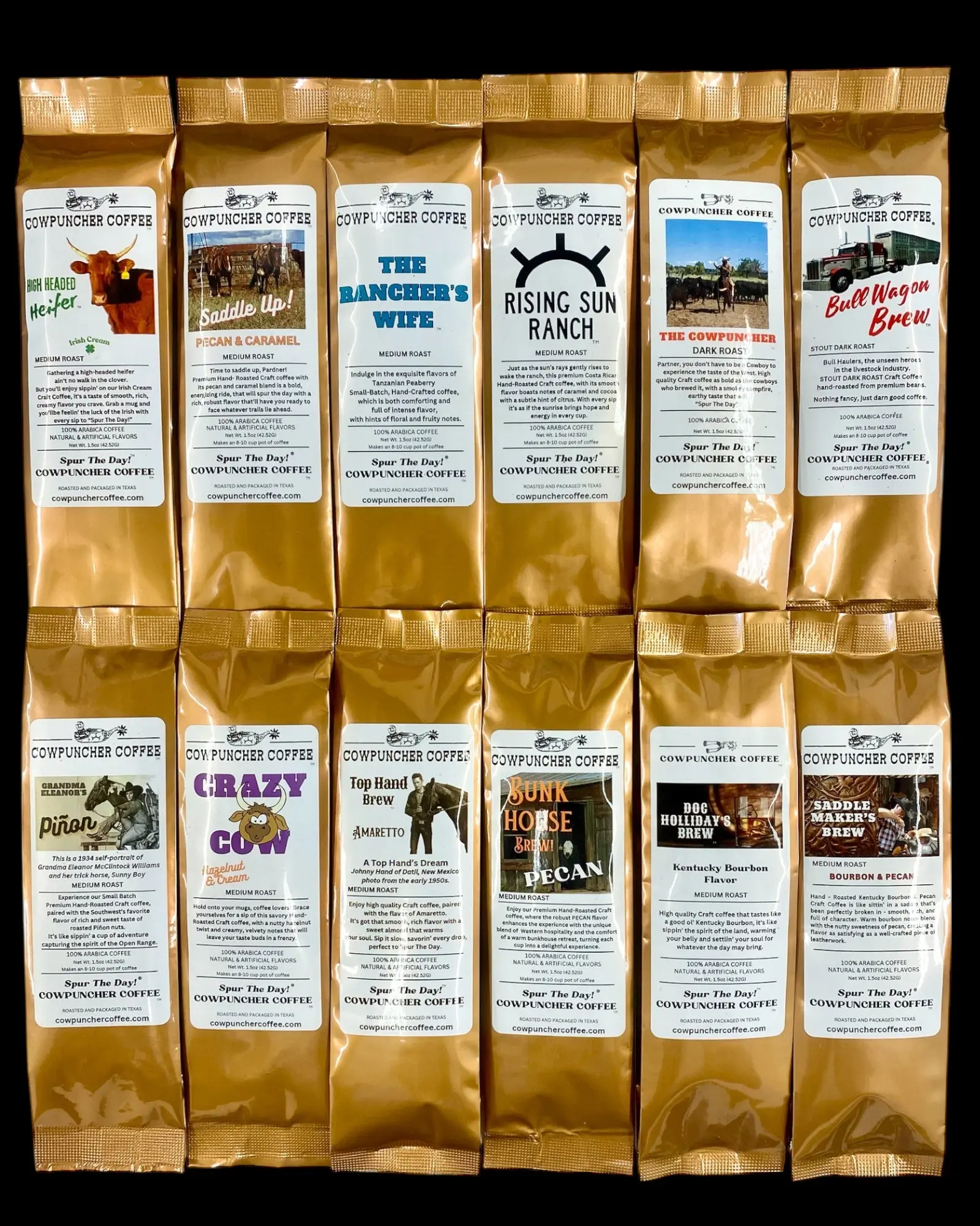 Round Up Coffee Sampler with 12 Sample Packs Round Up Coffee Sampler with 12 Sample Packs