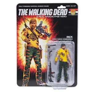 Walking Dead TV Series - 2017 SDCC Exclusive - Bloody Rick - Shiva Force Commander (5 Inch)