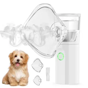 Portable Nebulizer Machine for Kids & Adults - Handheld Mesh Nebulizer for Breathing Relief, Quiet & Travel Friendly Mini Mist Inhaler