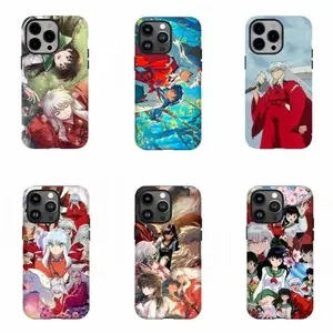 I-Inu.ya.sha & K-Kagome A-Anime Art Phone Case Compatible with iPhone X, 11, 12, 13, 14, 15, 16, 17 & Samsung