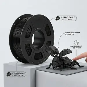 High Precision Tpu Filament 250g 1.75mm, Stable Diameter Tolerance, Ideal for Detailed Model Making, 3D Printer Filament