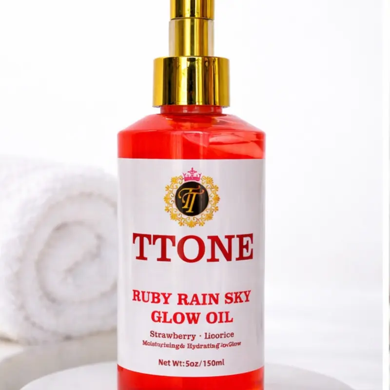 TINA TONER TTONE Coco & Ruby Rain  Set  glowing oil. 6 oz  His & Hers Glow  lux fragrance oil