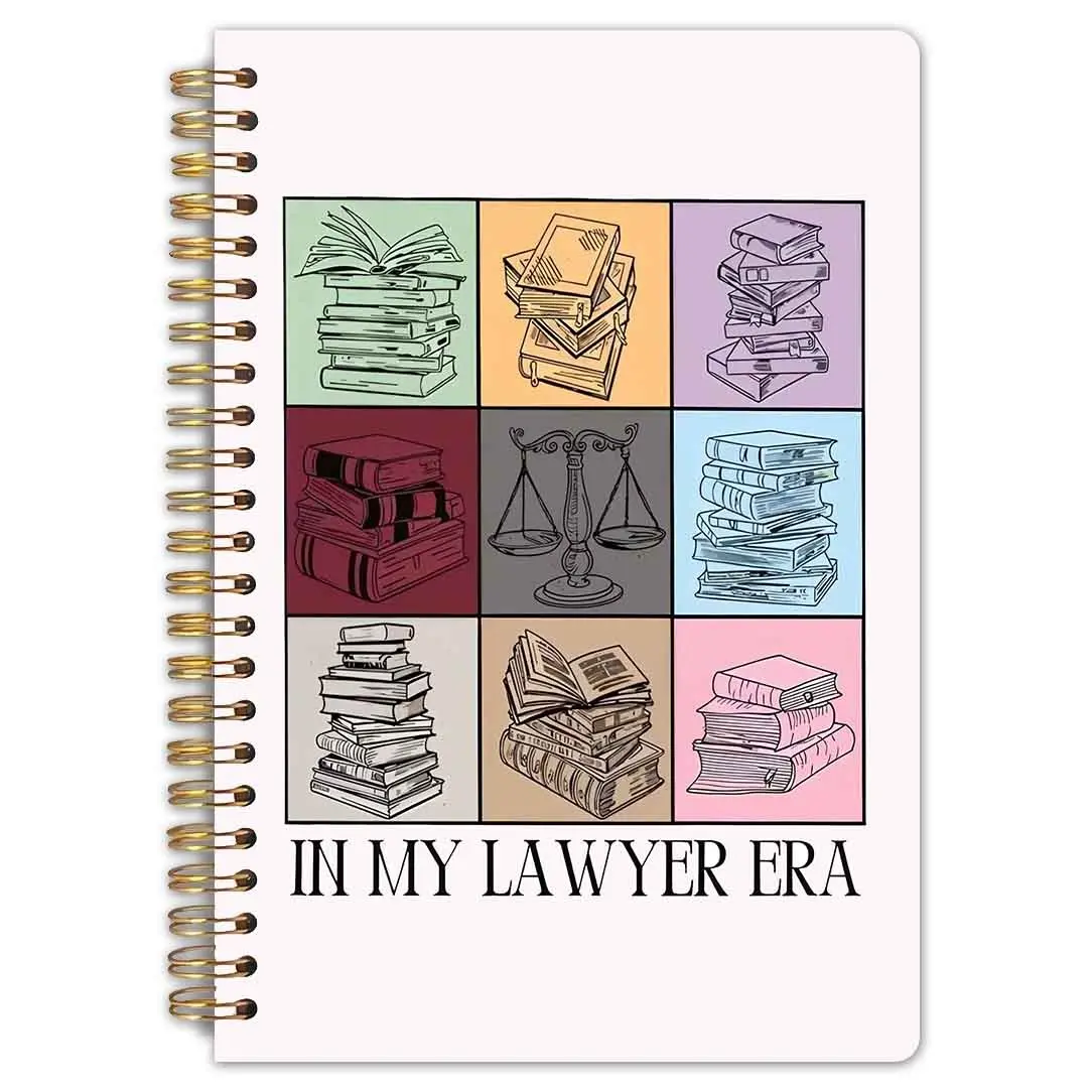 1 Spiral Notepad for Lawyers, 5.5x8.3 inches, high-quality lined pages, legal office and study supplies, professional diary, suitable for both men and women, ideal gift for lawyers