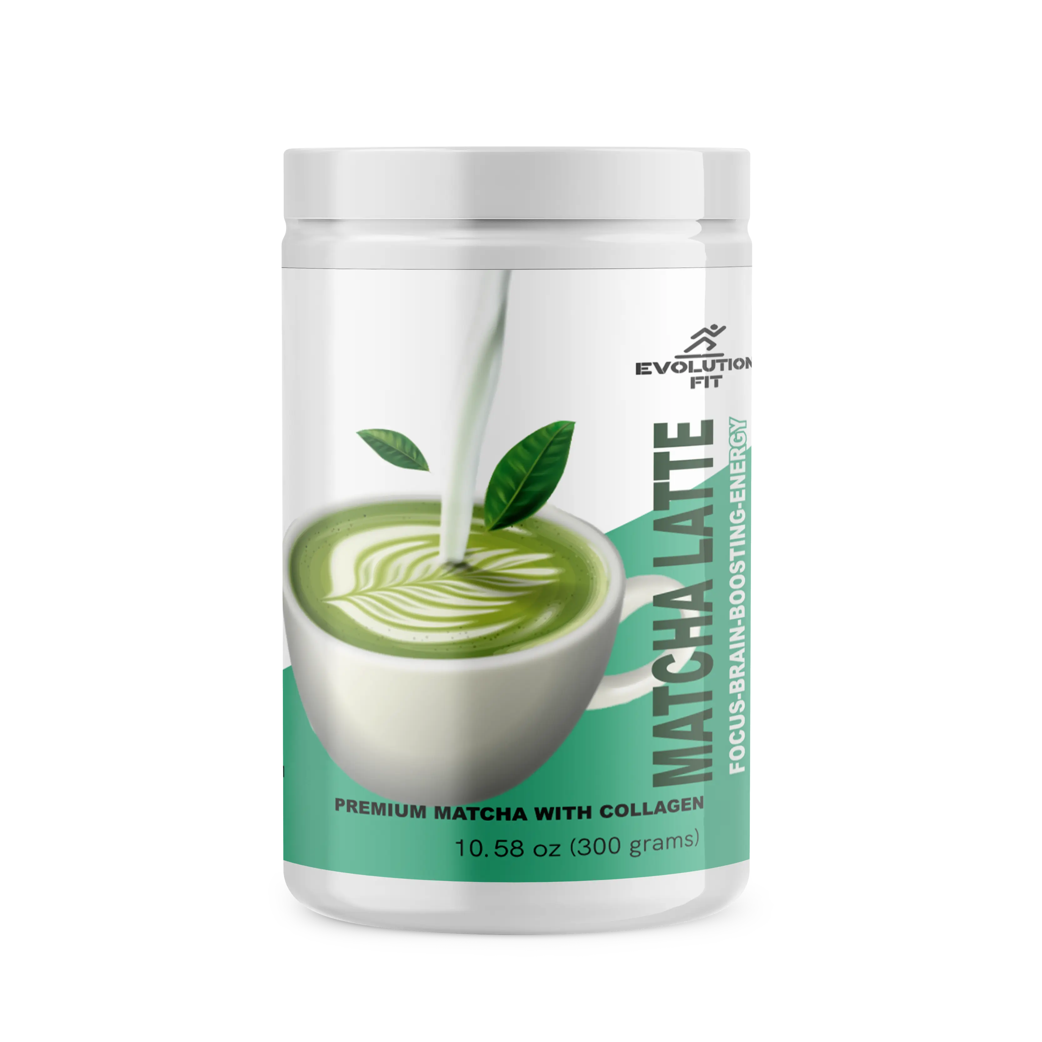 Matcha Latte With Collagen and Hyaluronic Acid