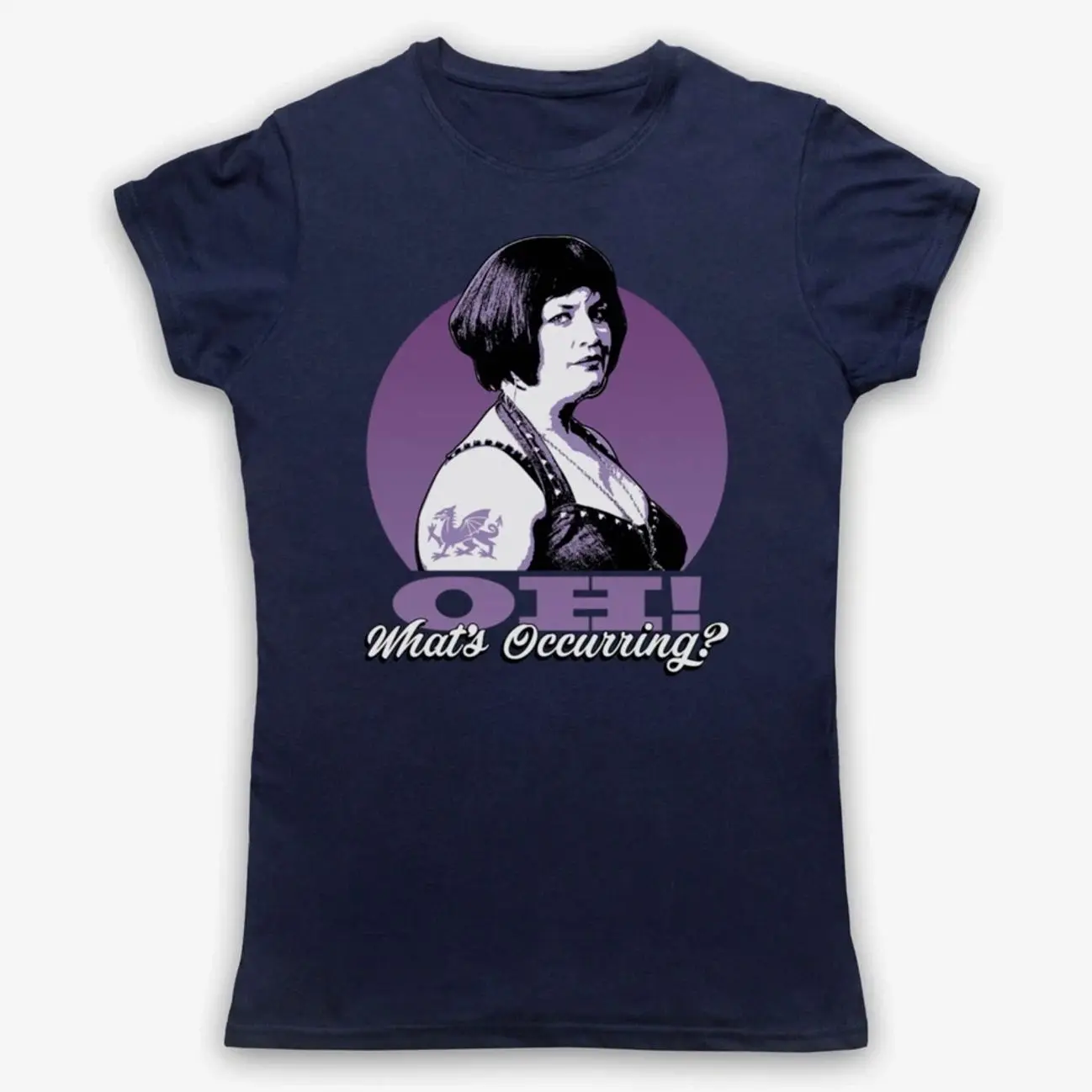 NESSA OH WHAT'S OCCURRING UNOFFICIAL GAVIN & STACEY MENS & WOMENS T-SHIRT P