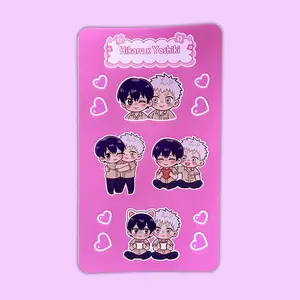 Hikaru × Yoshiki Sticker Sheet | The Summer Hikaru Died | 4x7 Glossy Chibi BL Stickers