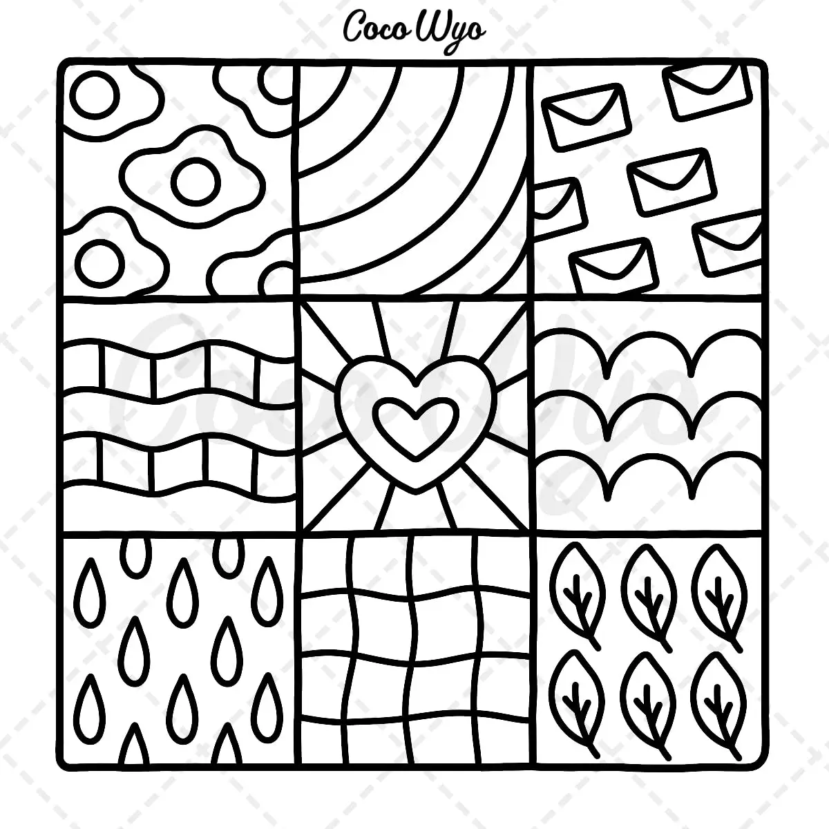 Comfy Patterns: Coloring Book for Adults and Kids, Bold and Easy, Simple and Big Designs for Relaxation Featuring Lovely Cozy Pattern and Mandala