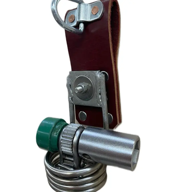 Leather stainless steel ratchet holder for wright tool Ratchet.