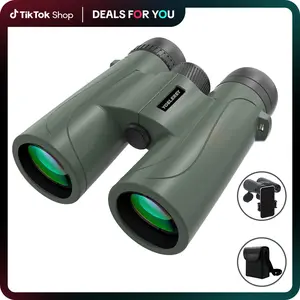 12x50 High Powered Binoculars for Adults with 23mm Large Eyepieces BAK4 Prism Waterproof Lightweight UHD Clarity for Bird Watching Hiking Travel Sports